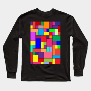 Coloured blocks Long Sleeve T-Shirt